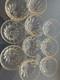 VTG Lot of 10 Tiffin-Franciscan Manchester Wine Glasses/Champaign Crystal Clear