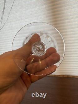 VTG Lot of 10 Tiffin-Franciscan Manchester Wine Glasses/Champaign Crystal Clear