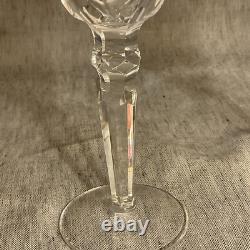 VTG Lot of 2 Waterford Crystal Etched Charlemont Pattern Vine Glasses 7-7/8Tall