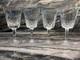 VTG WATERFORD CRYSTAL Lismore 6-7/8 Water Goblets Wine Glasses 8 Oz Set Of 4