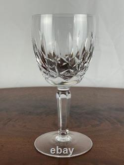 VTG WATERFORD KILDARE Wine Glasses 6 7/8 water goblets Old Mark Set of 8