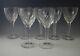 Val St. Lambert Crystal Elegance Tcpl Set Of 7 Claret Wine Goblets, 6.5/8