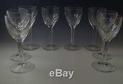 Val St. Lambert Crystal Elegance Tcpl Set Of 8 Wine Goblets, 6.1/8