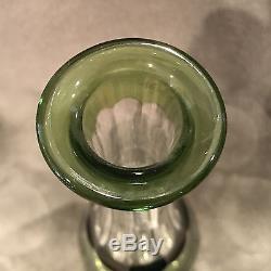 Val St Lambert of Belgium 1956 Tilly Patern Wine Decanter & 6 Glasses