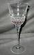 Varga Art Crystal Amber Sequins Wine Glass