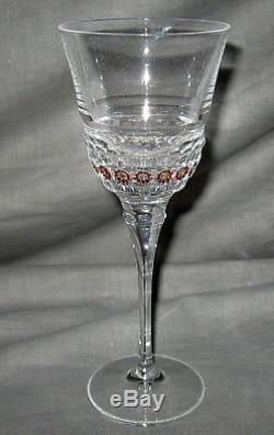 Varga Art Crystal Amber Sequins Wine Glass