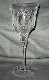 Varga Art Crystal Crest Wine Glass