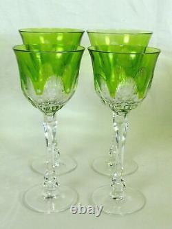 Varga Captiva Green and YellowithGreen Wine Glasses and Water Goblets by Choice