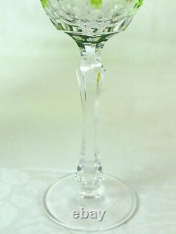 Varga Captiva Green and YellowithGreen Wine Glasses and Water Goblets by Choice