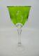 Varga Rothschild Hock Wine Glass Yellow / Green- 8 1/4 X 3 1/2 -0111e