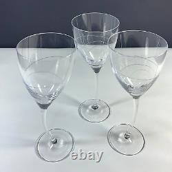 Velleroy & Boch Windblown Crystal Claret Wine Glass set of 3