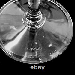 Vera Wang Wedgewood Crystal Infinity Stemware Wine Glasses Set Of 6