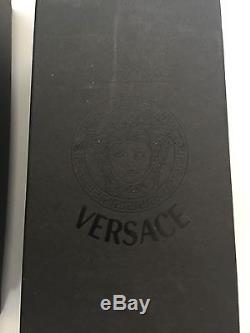 Versace Medusa Wine Bottle Coaster and Stopper Set by Rosenthal Lumiere Crystal