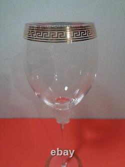 Versace Medusa by Rosenthal Gold Rim Rall Red Wine Glass (11)