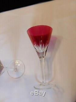 Very Rare Richard Ginori Vintage Red Wine Glasses
