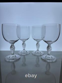 Villeroy & Boch Crystal Vallery Claret Wine Glasses 6 1/4, Set of 4