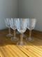 Villeroy & Boch Eloise Etched Wine Glasses Set of 6 Vintage Crystal