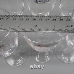 Villeroy & Boch Francesca Set of 6 crystal water goblet wine Glasses