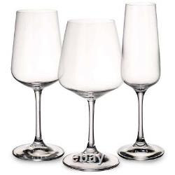 Villeroy & Boch Glassware 12 Piece Set Ovid Champagne, White, Red Wine Glass