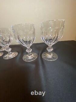 Villeroy & Boch set of 6 Bernadotte Claret Wine Glasses