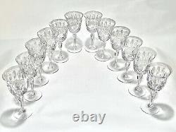 Vintage 12 Pieces of 50's Tiffin Barcelona Crystal Cordial Goblet