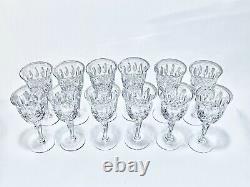 Vintage 12 Pieces of 50's Tiffin Barcelona Crystal Cordial Goblet