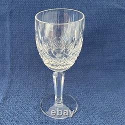 Vintage 6 1/2 Waterford Crystal Colleen Tall Stem Claret Bordeaux Wine Glasses