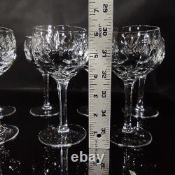 Vintage 7 Gorham Bamberg Crystal Claret Wine Glasses 6 1/4 Tall & 2 3/4 Wide
