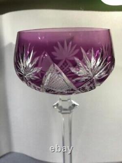 Vintage/Antique Val St. Lambert Leaded Wine/Cordial Crystal