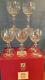Vintage BOXED MINT SET 8 Germany Zwiesel Cut Crystal 6-3/4 Wine Glasses