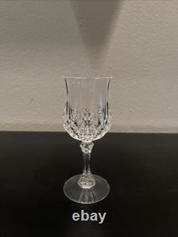Vintage Cristal d'Arques-Durand Longchamp lead crystal glassware Set Of Seven