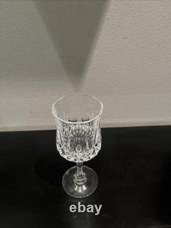 Vintage Cristal d'Arques-Durand Longchamp lead crystal glassware Set Of Seven
