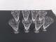 Vintage Fostoria Shirley (lot Of 8) Etched Crystal Wine Juice Glasses 4 3/4