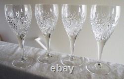 Vintage J. Edinburgh Crystal Wine Glasses-Scotland- Set of 4 Discontinued EUC