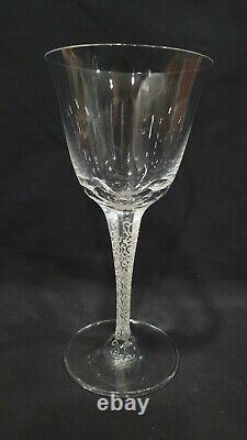 Vintage Lalique France Treves Wine Glass, 7 1/8 tall