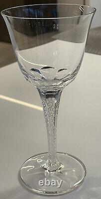 Vintage Lalique France Treves Wine /Water Goblet/Glass, 7 1/8 tall