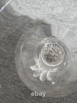 Vintage Lenox USA Crystal Wine Glasses Set of 6 Gold Rim Twisted Stem Elegant