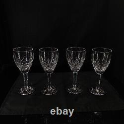 Vintage Lot Of 4 WATERFORD Crystal Pattern ARAGLIN or. Wine Glass 7 1/8