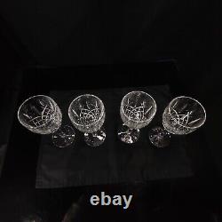 Vintage Lot Of 4 WATERFORD Crystal Pattern ARAGLIN or. Wine Glass 7 1/8