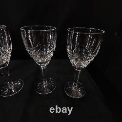 Vintage Lot Of 4 WATERFORD Crystal Pattern ARAGLIN or. Wine Glass 7 1/8