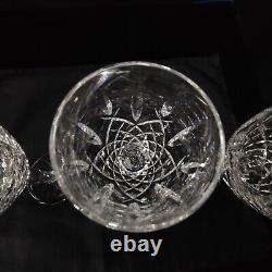 Vintage Lot Of 4 WATERFORD Crystal Pattern ARAGLIN or. Wine Glass 7 1/8