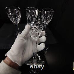 Vintage Lot Of 4 WATERFORD Crystal Pattern ARAGLIN or. Wine Glass 7 1/8