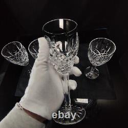 Vintage Lot Of 4 WATERFORD Crystal Pattern ARAGLIN or. Wine Glass 7 1/8