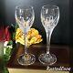 Vintage Mikasa Flame D'Amore Cordial Wine Glasses Set Of 2 RARE 7 inch