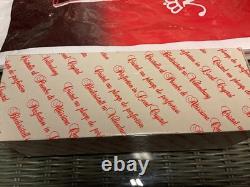 Vintage Moondust Crystal Bleikristal Germany 2 Water Goblets 2 Wine Glass New