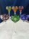 Vintage Nachtmann Traube crystal wine / hock glasses x 6! FREE UK P&P