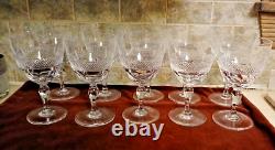 Vintage ORREFORS RIO CRYSTAL WINE GLASSES 23 Piece SET