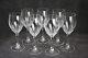 Vintage Orrefors Crystal White Wine Goblet 6.5 size- Set of 7