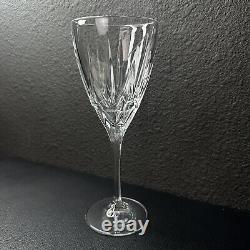 Vintage ROYAL DOULTON Wine Glasses Water Goblet Glass Crystal Set Of 6 Mint