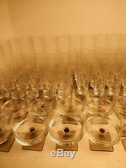 Vintage Rosenthal Glass Berlin Linear Smoke Water Champagne Wine Georg Jensen 72